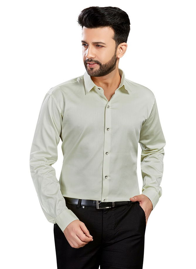 Outluk 1427 Office Wear Cotton Satin Mens Shirt Collection 